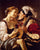 A Luteplayer Carousing With A Young Woman Holding A Roemer in apartment