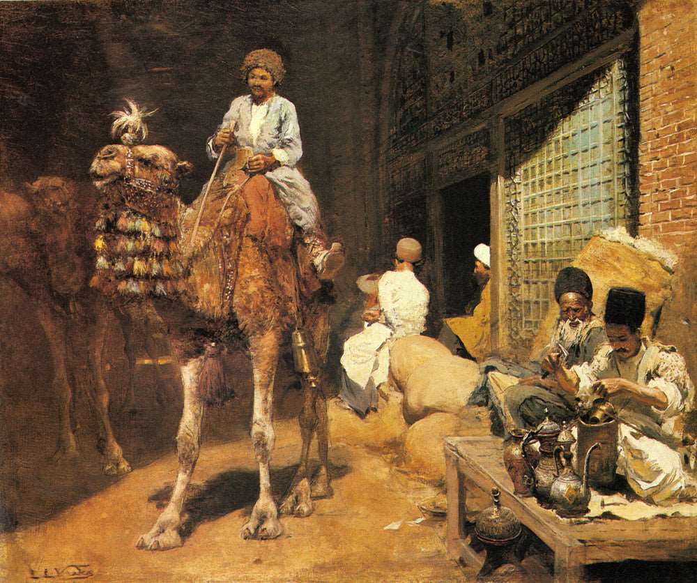 A Marketplace in Ispahan - Edwin Lord Weeks