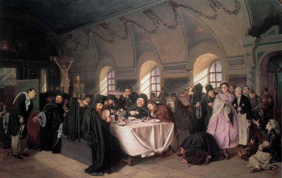 A Meal in the Monastery in master bedroom