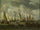 A Mock Sea Battle on the Ij, in Honour of the Russian Ambassadors-mock Battle on the Ij on the Occasion of Czar Peter the Great's Visit, 1 September 1697 in master bedroom