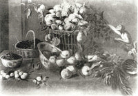 A Monkey Among Fruit by Frans Snyders — hand-painted photography oil painting reproduction on canvas