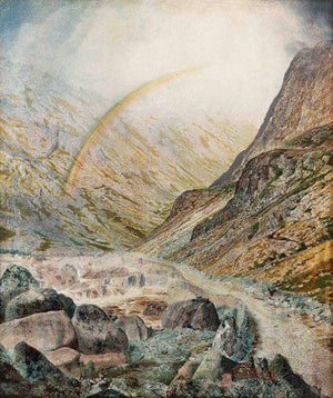 A Mountain Road, Flood Time - John Atkinson Grimshaw