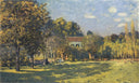 A Park in Louveciennes by Alfred Sisley — rural oil painting wall art, Impressionism