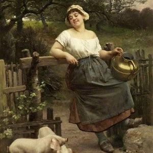 A Peasant Girl, Brittany, France