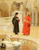 A Plate Of Cakes by Jehan Georges Vibert — male oil painting wall art, Academicism