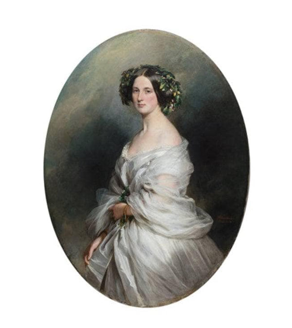 A Portrait of A Lady (thought to be Therese Freifrau Von Bethmann, nee Freiin Vrints V Treuenfeld)