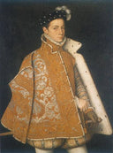 A portrait of a young Alessandro Farnese, the future Duke of Parma by Sofonisba Anguissola — female oil painting wall art, Mannerism Late Renaissance