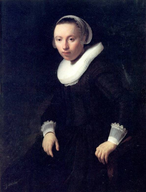 A Portrait of a Young Woman - Rembrandt