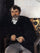 A portrait of E. S. Sorokin in modern living room