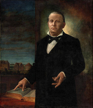 A Portrait of Former Baylor University President, William Carey Crane - Henry Arthur McArdle