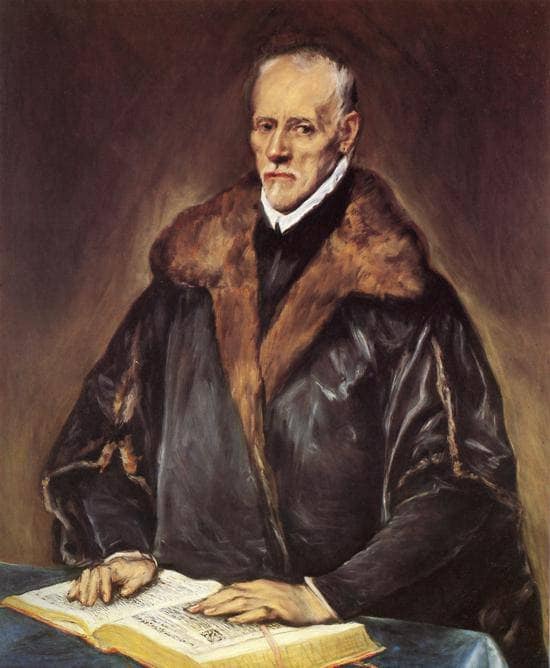 A Prelate by El Greco — hand-painted portrait oil painting reproduction on canvas