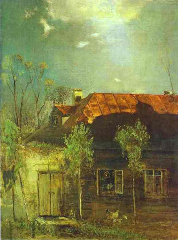 A Provincial Cottage. Spring - Aleksey Savrasov