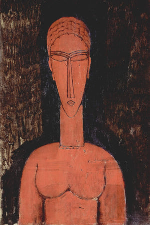 A red bust - Amedeo Modigliani