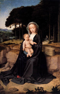 A Rest During the Flight to Egypt by Gerard David — hand-painted cultural oil painting reproduction on canvas