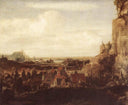 A River Valley with a Group of Houses by Hercules Seghers — seascapes oil painting wall art, Baroque