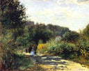 A Road in Louveciennes by Pierre-Auguste Renoir — rural oil painting wall art, Realism