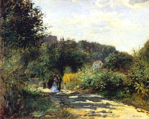 A Road in Louveciennes - Pierre-Auguste Renoir