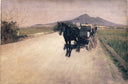 A Road in Naples by Gustave Caillebotte — rural oil painting wall art, Impressionism