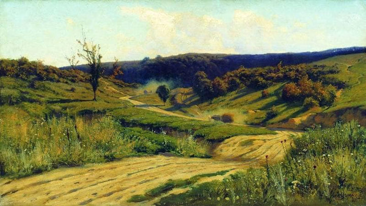 A road by Volodymyr Orlovsky — hand-painted eco oil painting reproduction on canvas