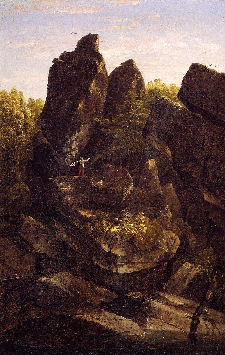 A Rocky Glen (In the Shawangunks) - Thomas Cole