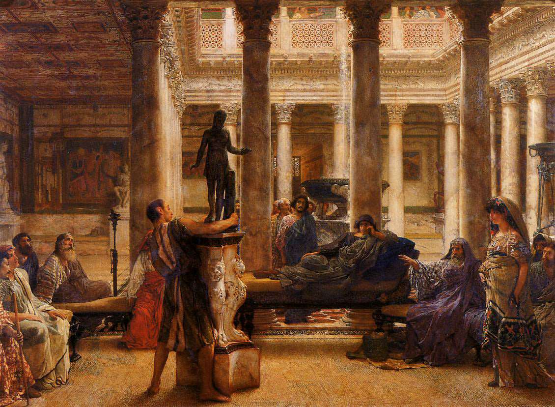 A Roman Art Lover - Sir Lawrence Alma-Tadema