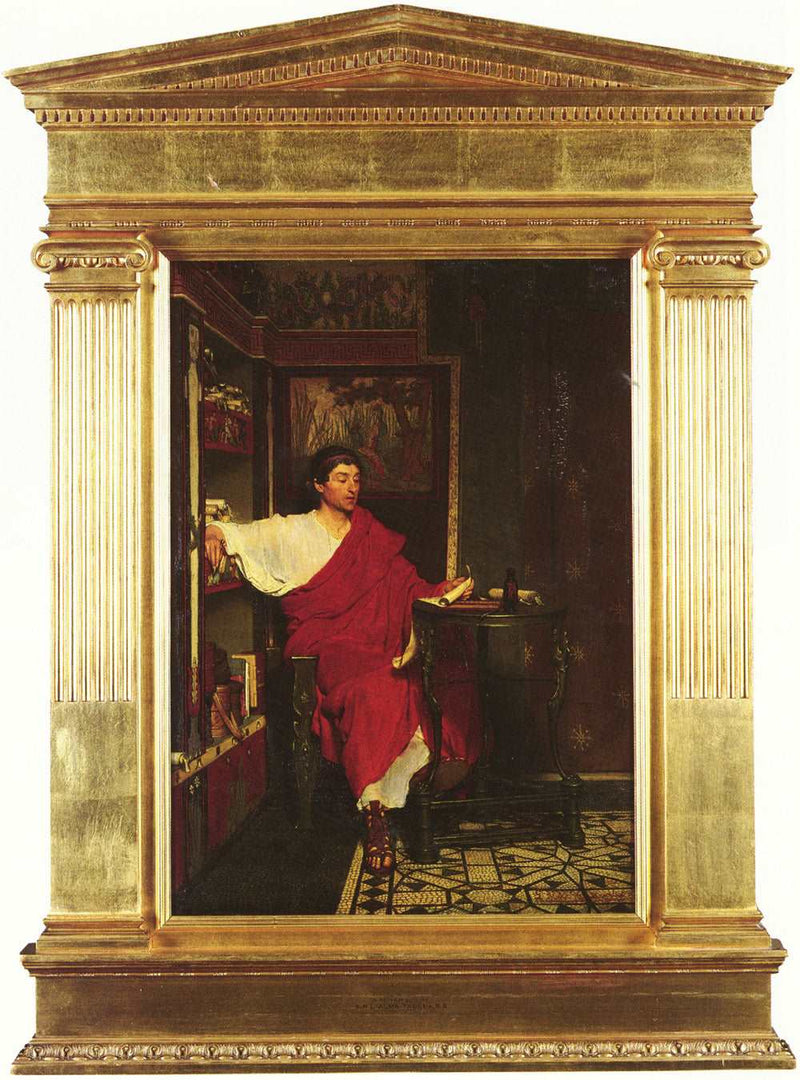 A Roman Scribe Writing Dispatches on gallery wrap