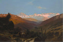 A Scene in the Andes, Chile by Thomas Somerscales — hand-painted landscape oil painting reproduction on canvas