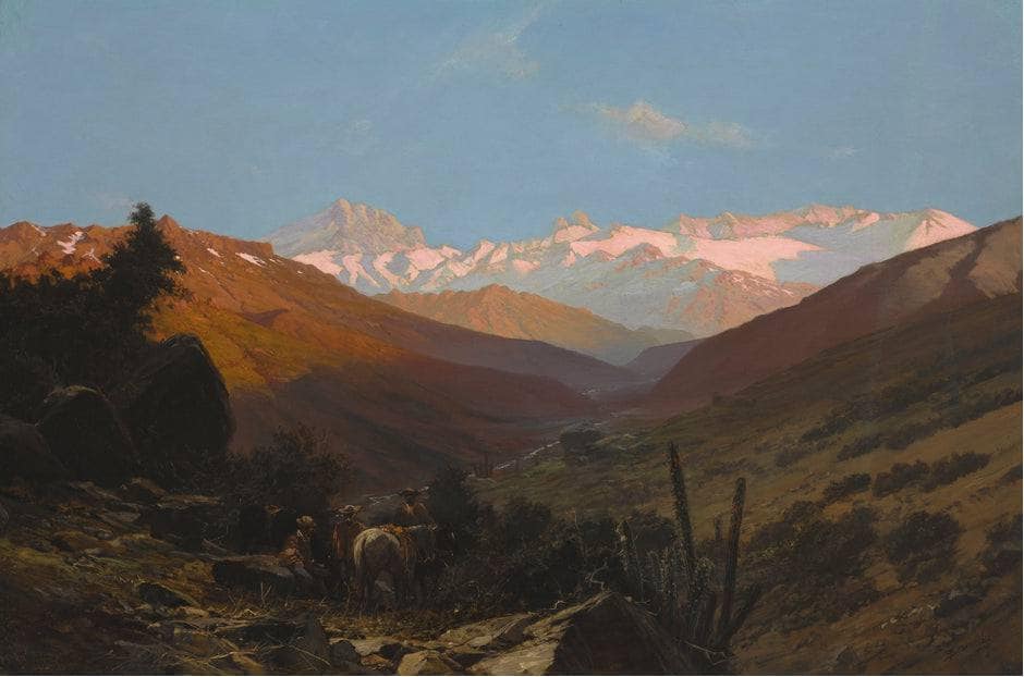 A Scene in the Andes, Chile