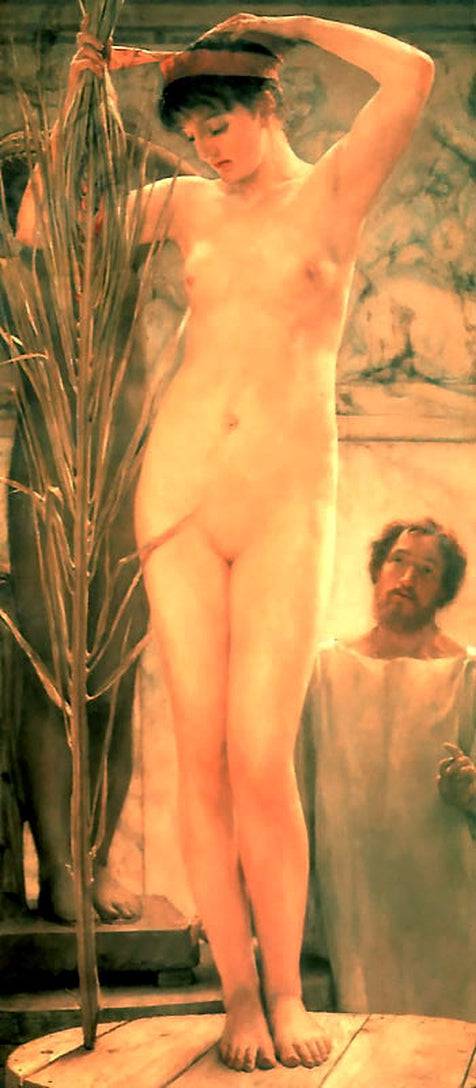 A Sculptor s Model (Venus Esquilina) by Sir Lawrence Alma-Tadema, hand-painted portrait oil painting reproduction on canvas
