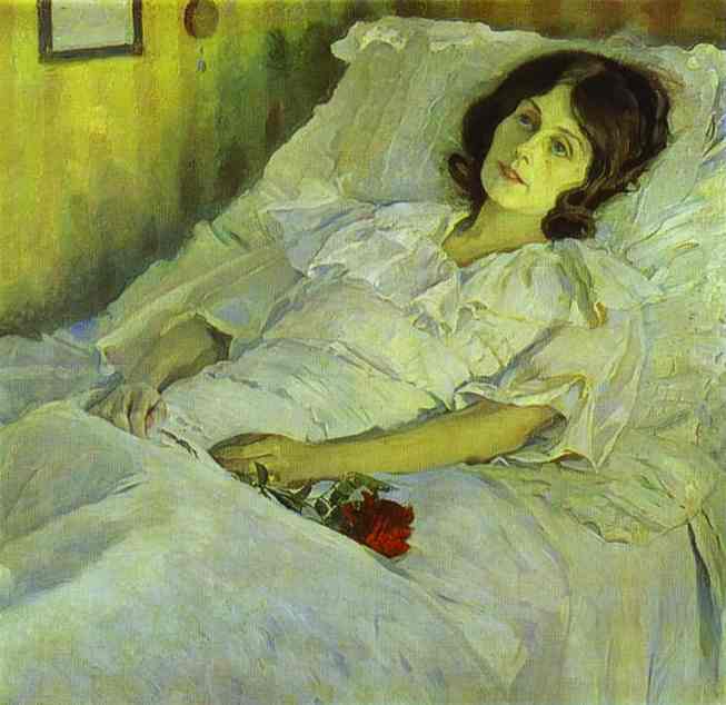 A Sick Girl - Mikhail Nesterov