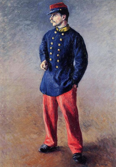 A Soldier in entryway
