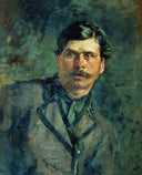 A soldier by Ilya Repin — male oil painting wall art, Realism