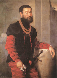 A Soldier by Giovanni Battista Moroni — hand-painted portrait oil painting reproduction on canvas