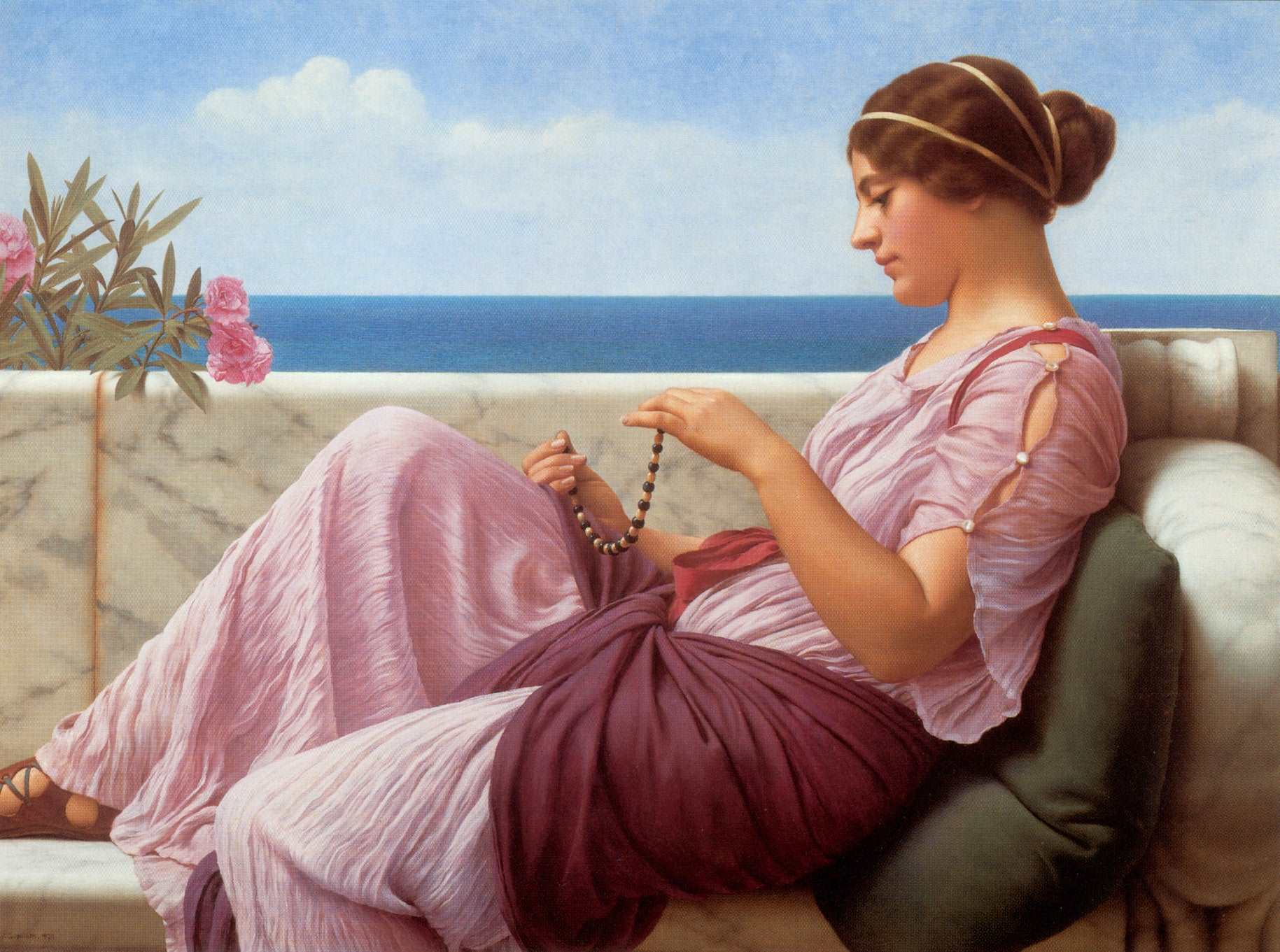 A Souvenir - John William Godward