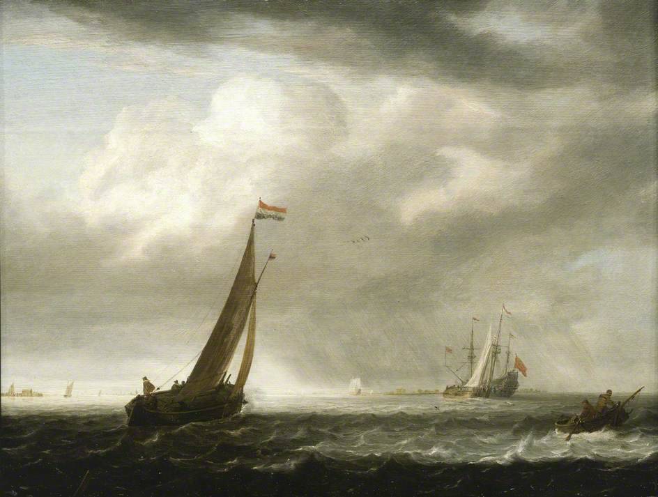 A Squally Day in a Dutch Estuary - Simon de Vlieger