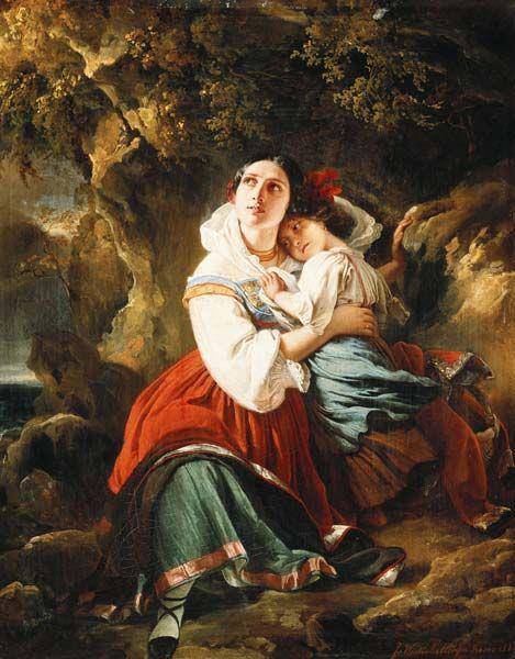 A Storm is coming - Franz Xaver Winterhalter