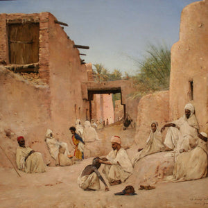 A Street In The Oasis Of Chetma