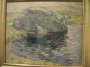 A Summer Day by John Henry Twachtman — seascapes oil painting wall art, Impressionism