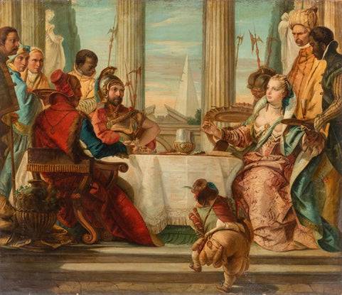 âThe Banquet of Cleopatraâ - Giovanni Battista Tiepolo