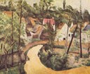 A Turn in the Road by Paul Cezanne — rural oil painting wall art, Post Impressionism