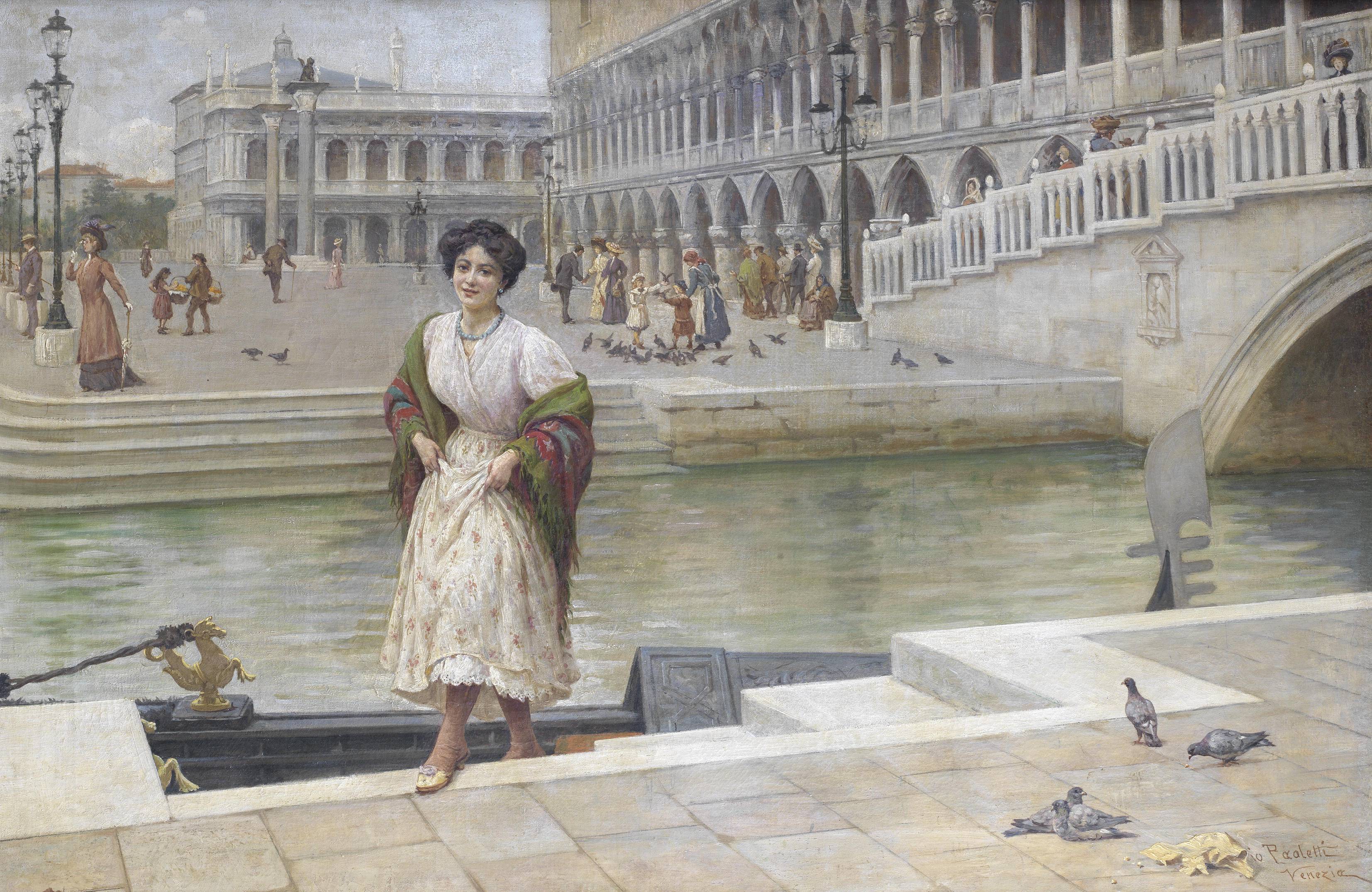 A Venetian beauty - Antonio Paoletti