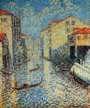 A Venetian Canal - Henri-Edmond Cross