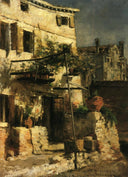 A Venetian Scene by John Henry Twachtman — heritage oil painting wall art, Realism