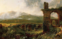 A View near Tivoli (Morning) by Thomas Cole — rural oil painting wall art, Romanticism