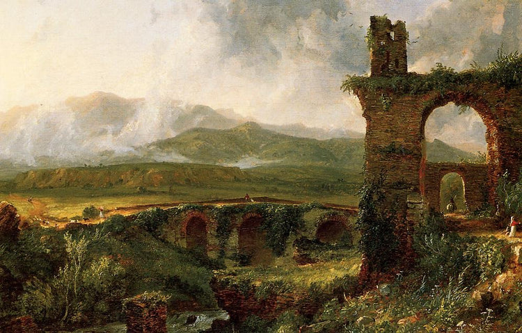 A View near Tivoli (Morning) - Thomas Cole