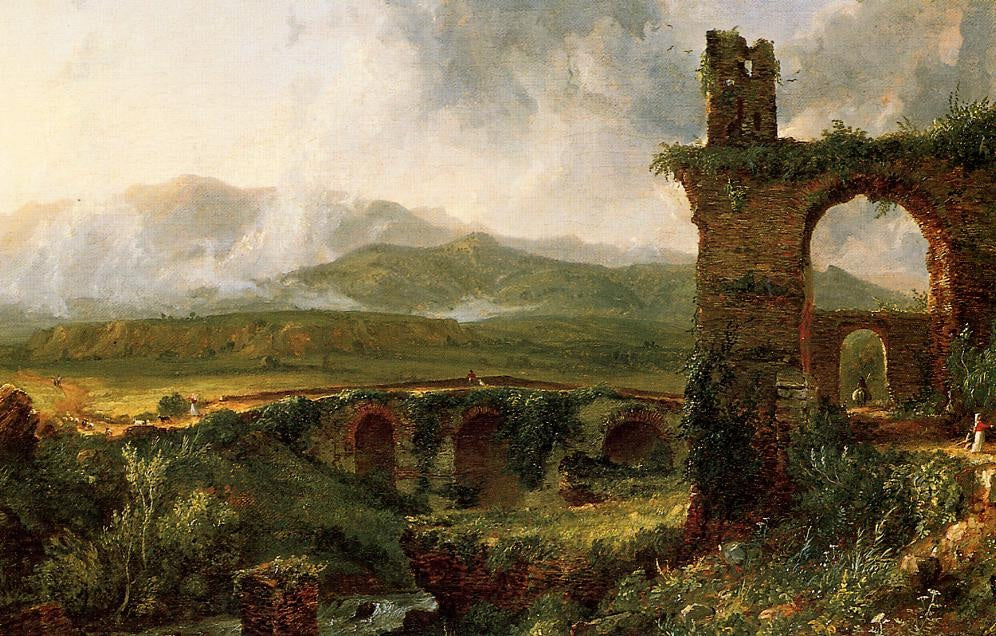 A View near Tivoli (Morning) - Thomas Cole