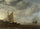 A View of An Estuary with Dutch Vessels at a Jetty and a Dutch Man of War at Anchor in master bedroom