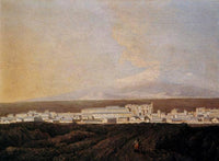 A View of Mount Etna and A Nearby Town