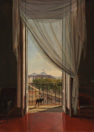 A View of Naples through a Window - Franz Ludwig Catel