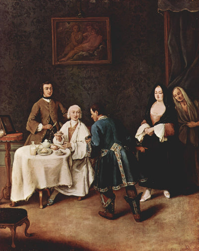 A Visit to a Lord in dining room